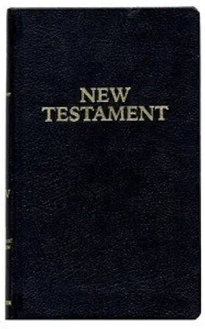 New Testament RSV Leather Pocket - Catholic Edition (Black)