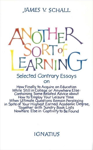 Another Sort of Learning