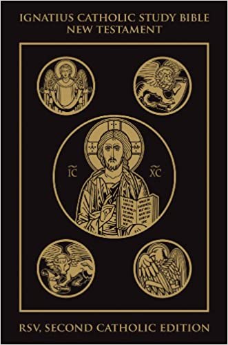 Ignatius Catholic Study Bible - New Testament (leather cover-gold )-RSV 2nd Catholic Edition RSV