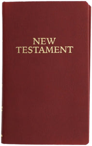 RSV Pocket New Testament- Catholic Edition (Burgundy)