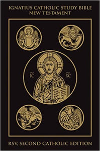 Ignatius Catholic Study Bible - New Testament (leather cover-gold )-RSV	2nd Catholic Edition RSV